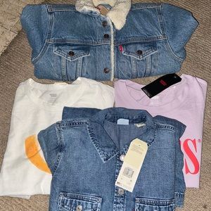 Levi’s Sherpa/Dress Bundle With Tags (Womens)